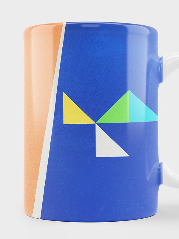 Mavi Desenli Kupa - Görsel 2